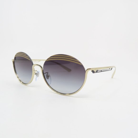 Bvlgari 6119 278/8G 54mm Round Semi Rimless Gold, New Women\'s Sunglasses. main image 6